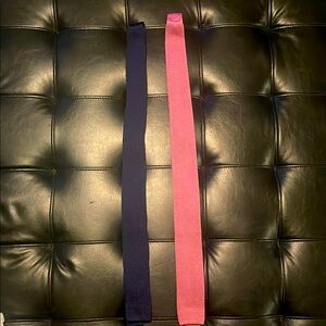 Tommy Hilfiger Pink and Navy Knitted Ties